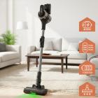 Vertikālais putekļu sūcējs ar akumulatoru - izliecams