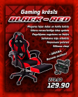 Gaming krēsls BLACK-RED