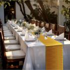 Satīna galdauta celiņš