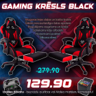  Gaming krēsls BLACK-RED